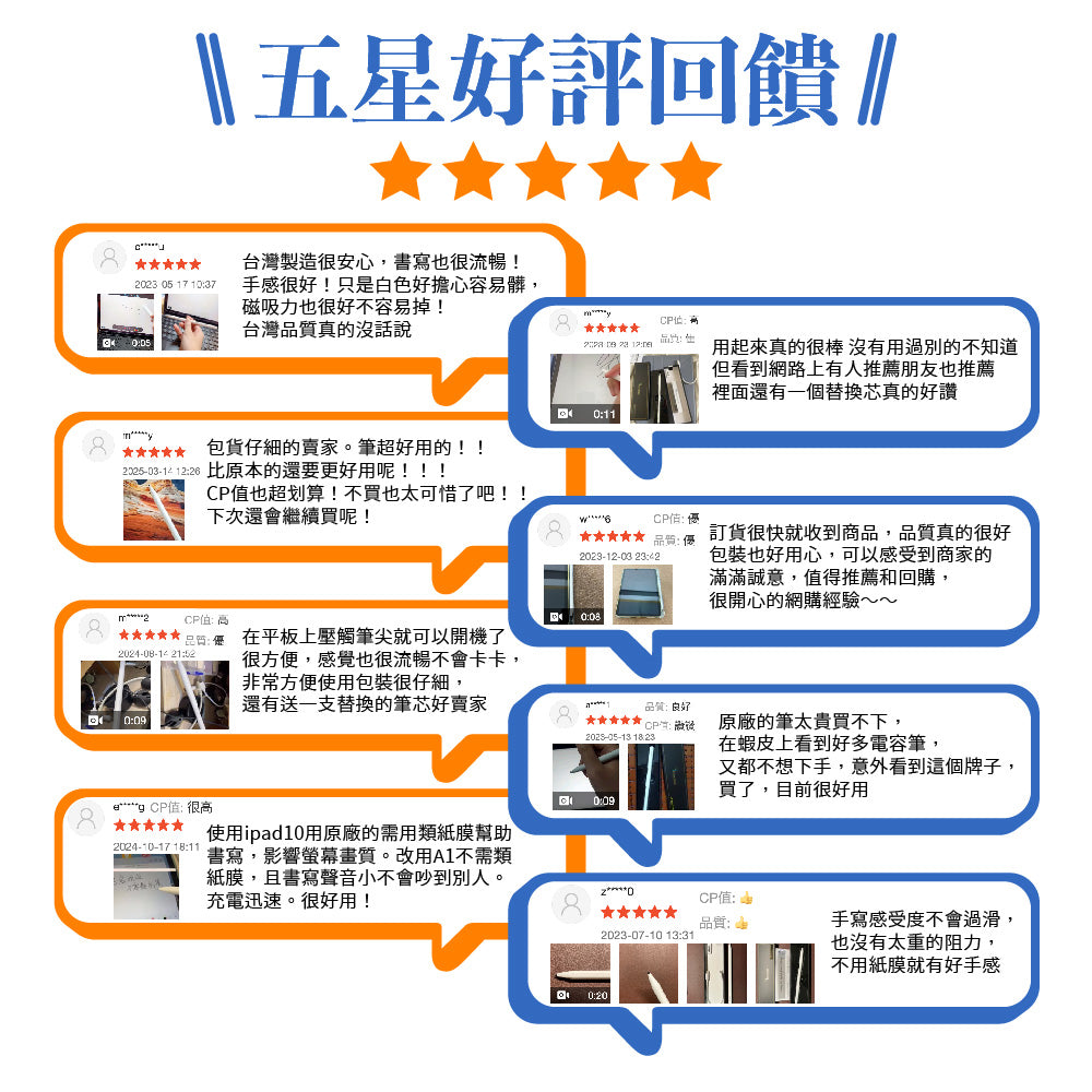瑞納瑟A1-PRO iPad觸控筆