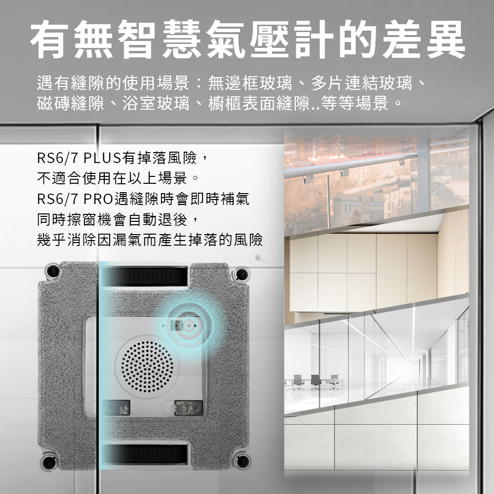 大掃除熱賣~i擦RS6-PRO擦窗機器人:R99-3RS6-PRO-T00(加贈2條抹布:26-0002-000-027W)