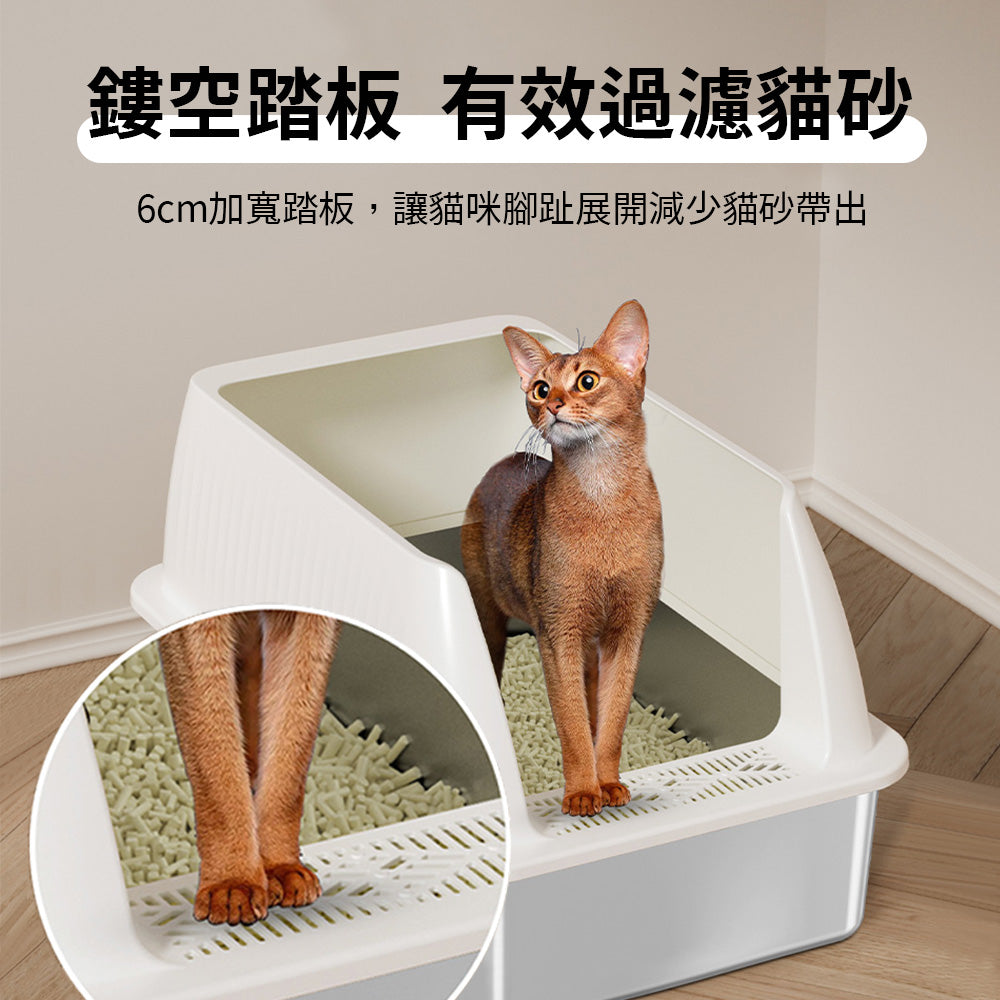 不鏽鋼貓砂盆 PS2