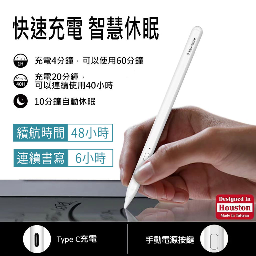 瑞納瑟A1-PRO iPad觸控筆