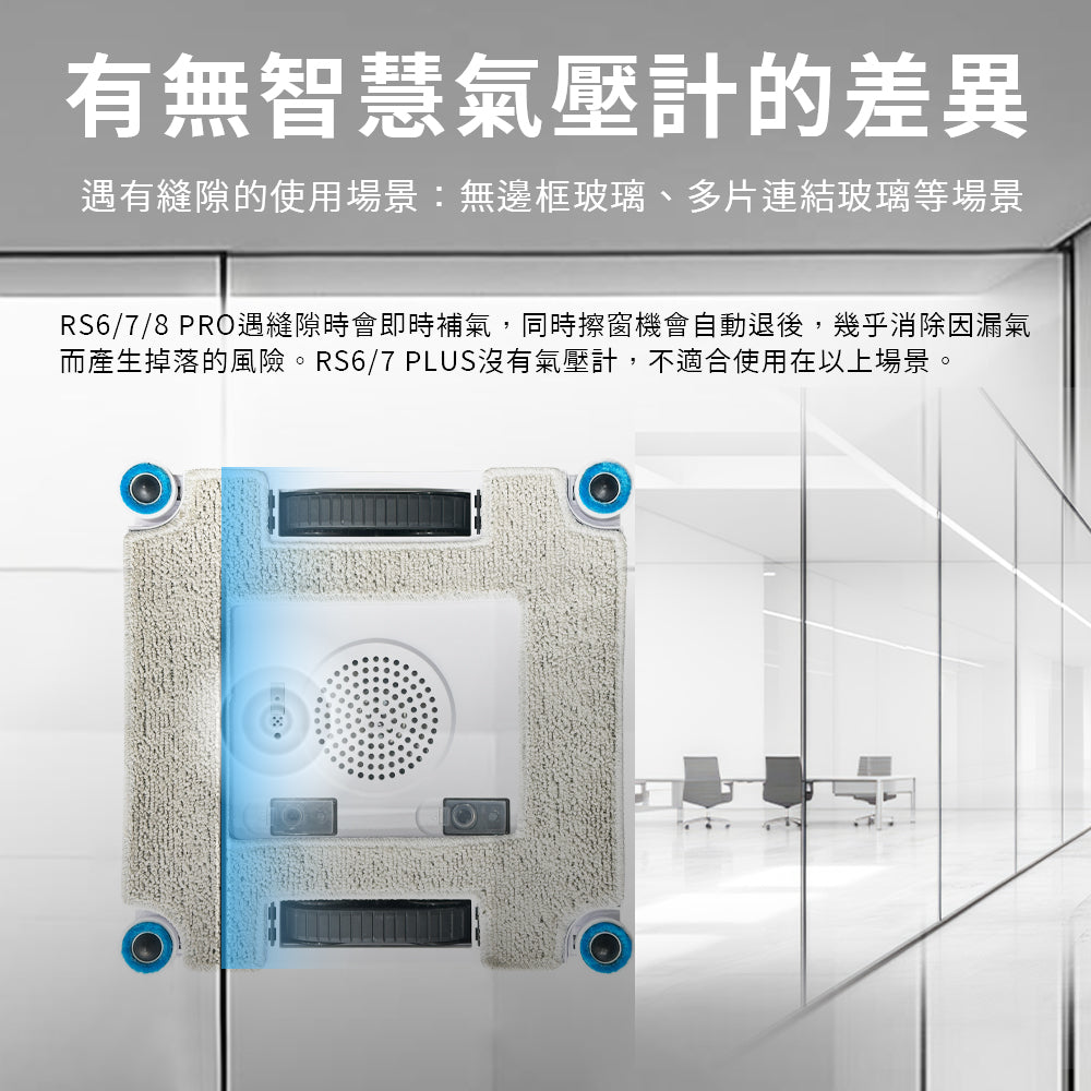 年中大掃除神隊友~i擦RS7 PRO 擦窗機器人:R99-3RS7-PRO-T00(加贈2條抹布:26-0002-000-005W)